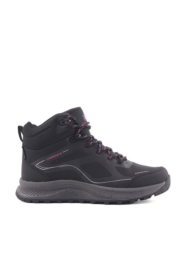 Hiking boot wpf black woman comfort shoes