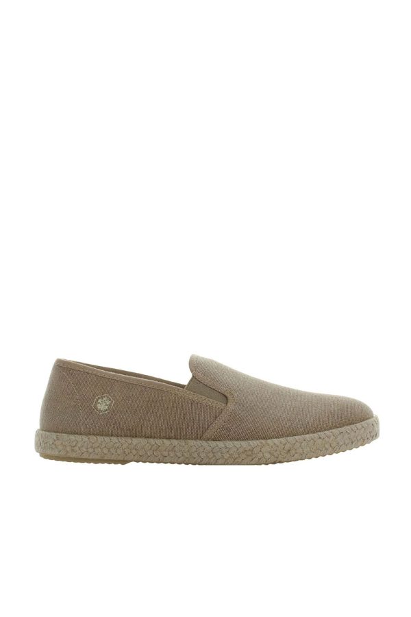 Slipon beige man casual shoes