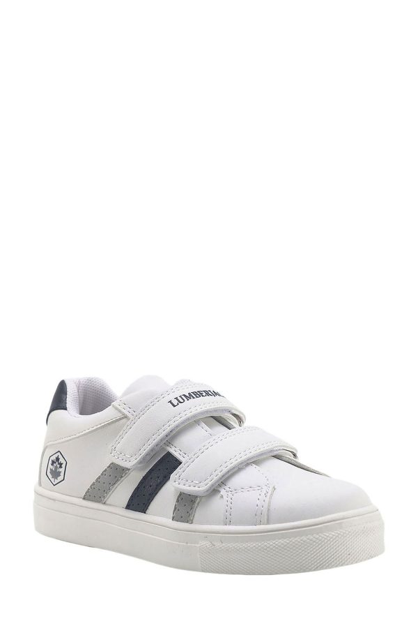 Sneaker 2 velcro white boy basic casual boots - Image 2