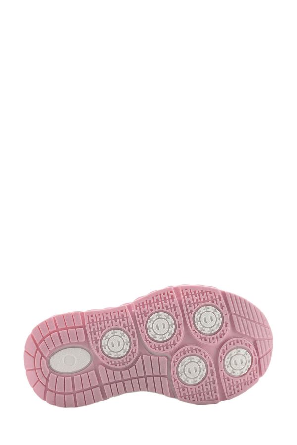 1 velcro and elastic lace pink girl basic casual boots - Image 4