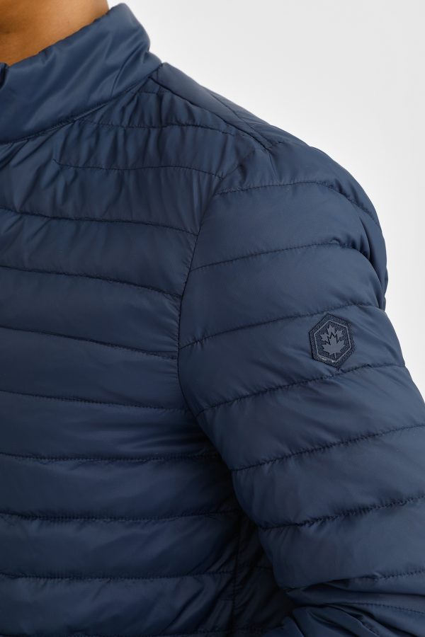 Light padded jacket navy blue man jacket - Image 5