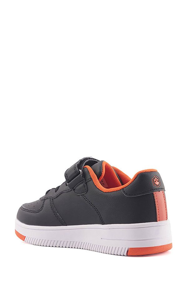 1 velcro and elastic lace black boy basic casual boots - Image 3