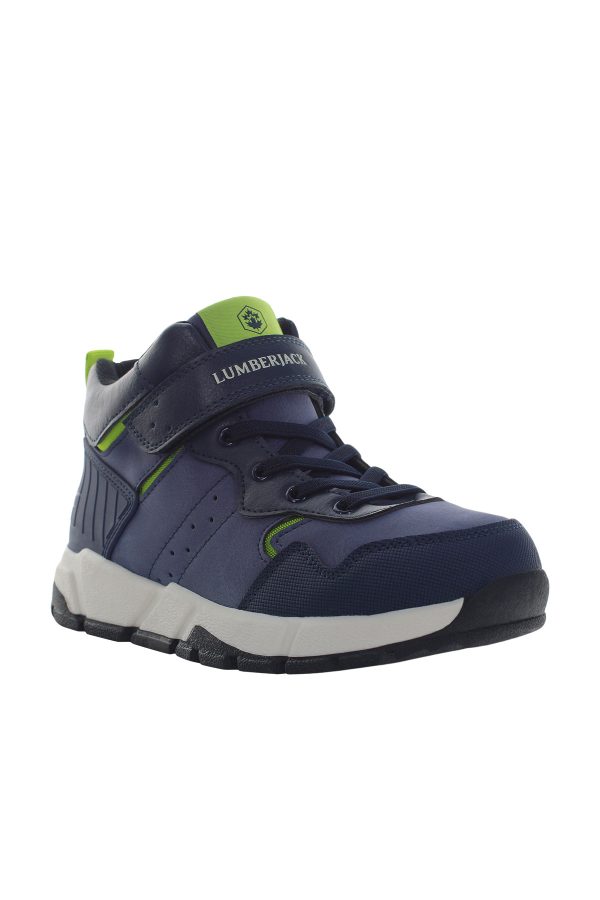 1 velcro and elastic lace multicolor boy sneaker - Image 2