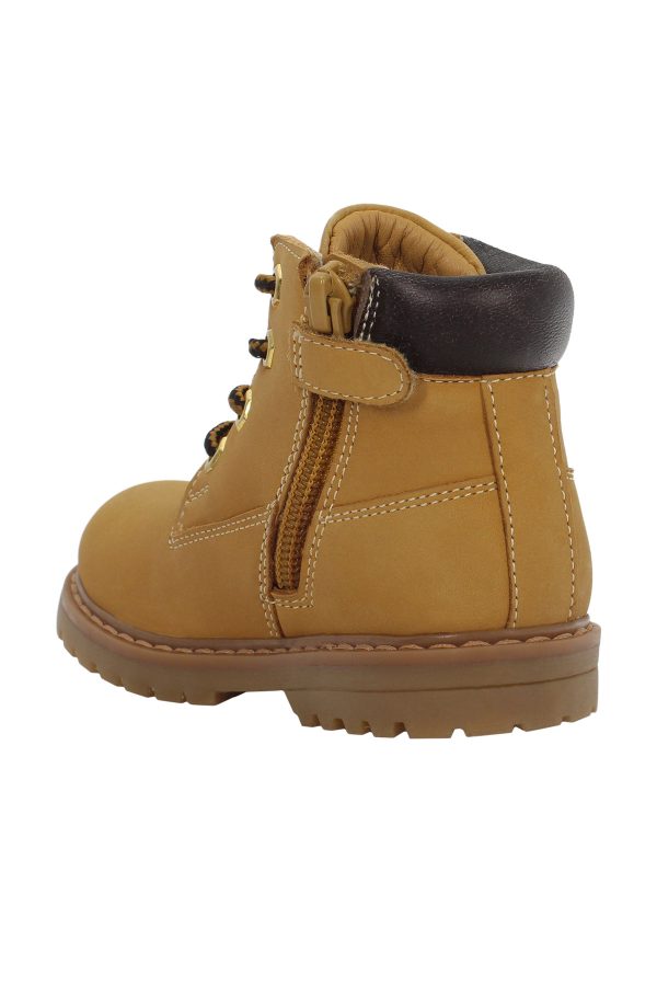 Ankle boot lace up yellow boy 776 - Image 3
