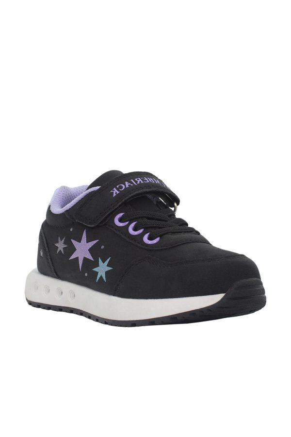 1 velcro and elastic lace multicolor girl sneaker - Image 2