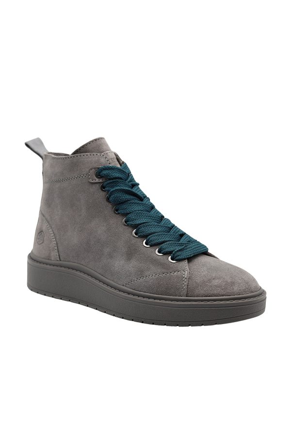High cut sneaker gray woman 776 - Image 2
