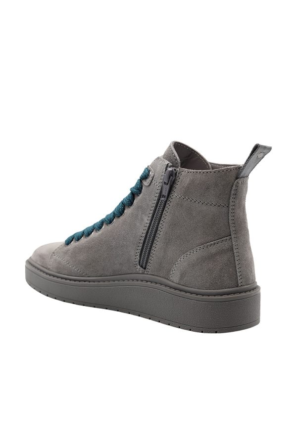 High cut sneaker gray woman 776 - Image 3