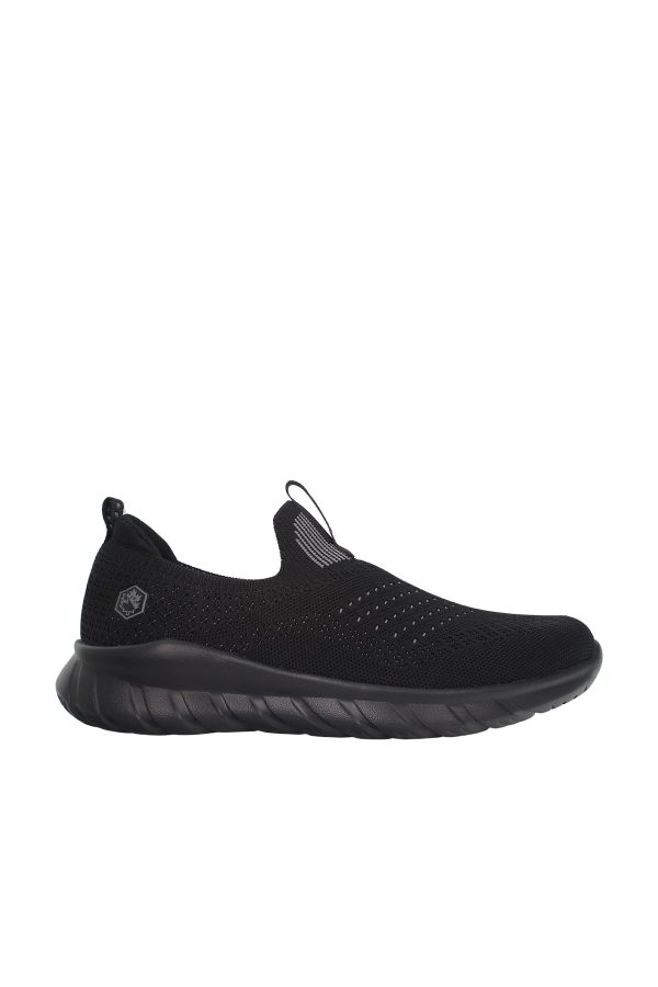 Slipon total black man slip on